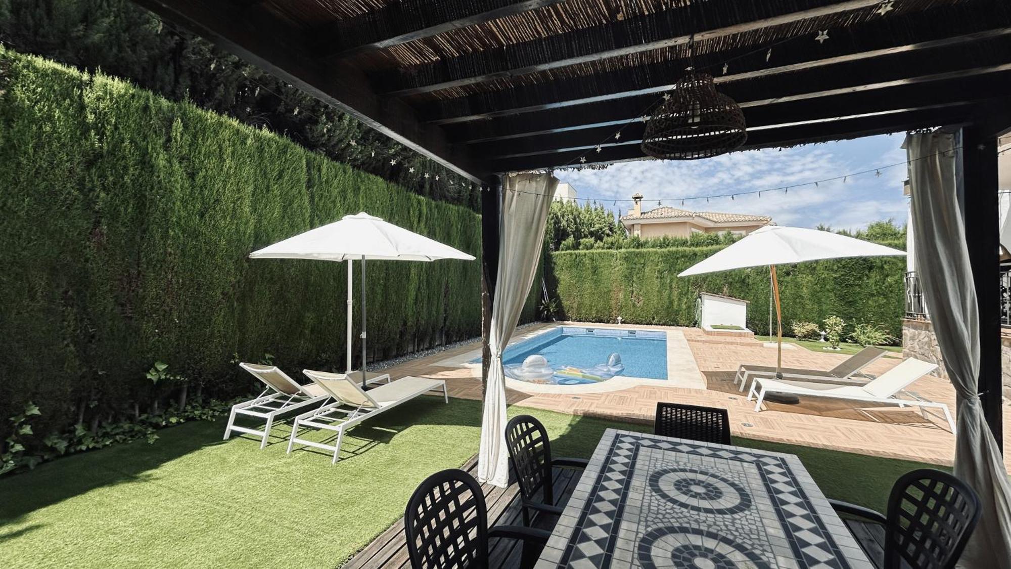 Extraordinaria Villa Con Piscina Y Chimenea Granada Eksteriør billede